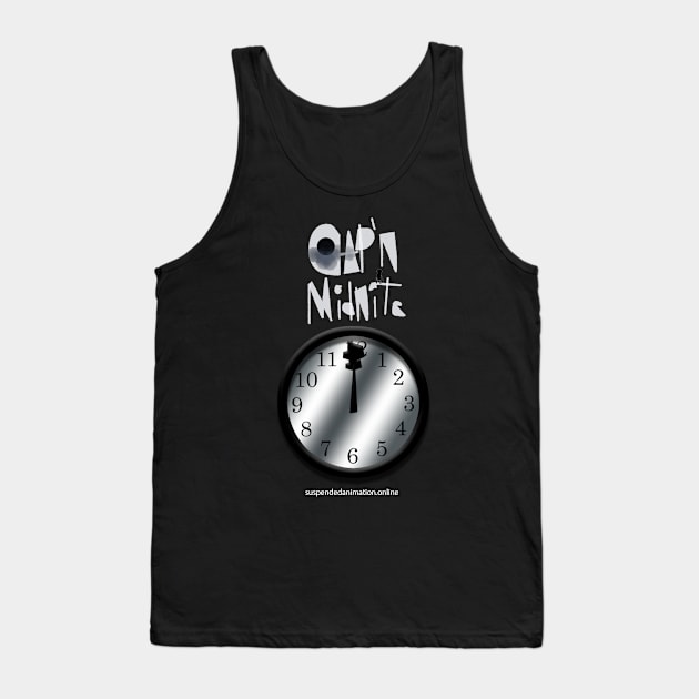 Cap'n Midnite Clock w Logo Tank Top by tyrone_22